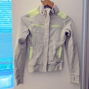 Grey and light green Ivviva jacket
